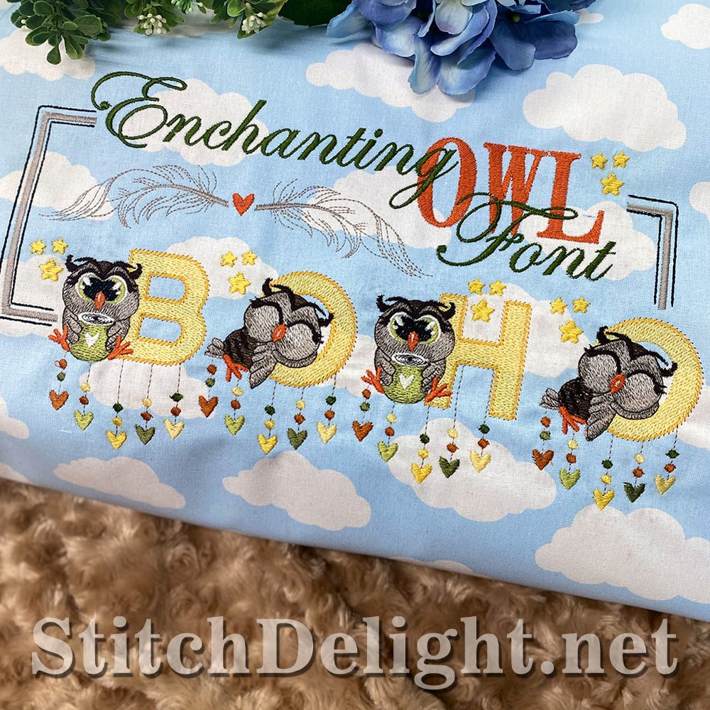 SDS5501 Enchanting Owl Collectors Font