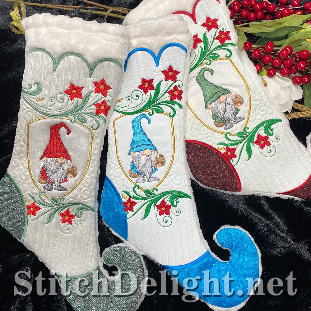 SDS5521 Gnome Christmas Stockings