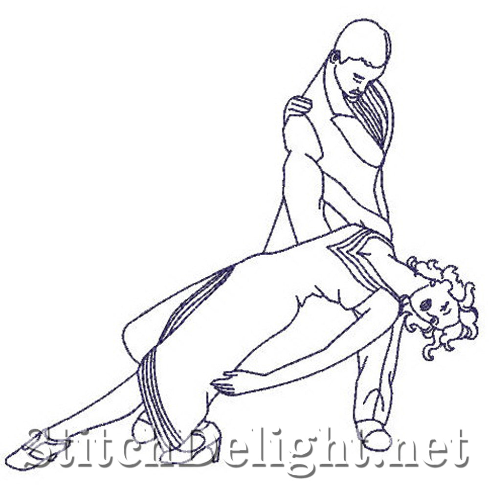 SD0743 Redwork Dancers