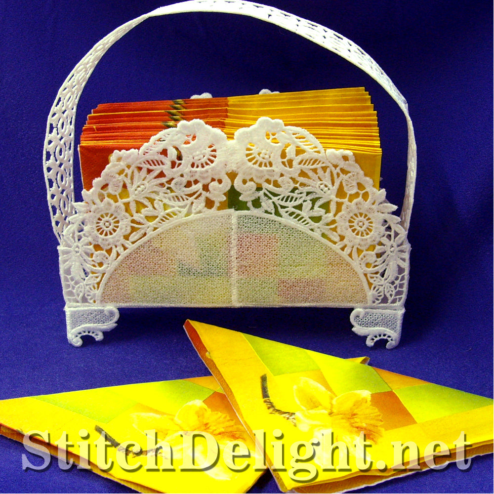 SD0588 Lace Serviette Basket