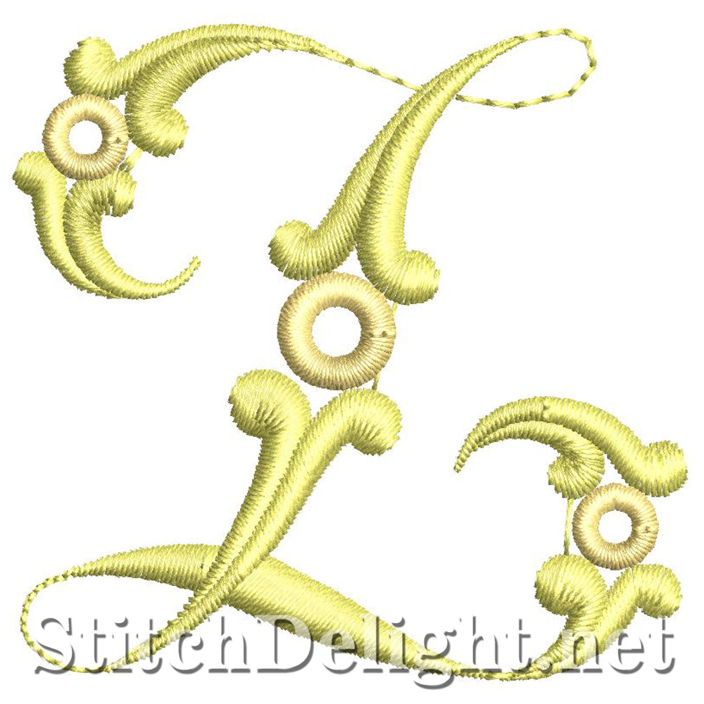 SDS0789 Swirly Font z