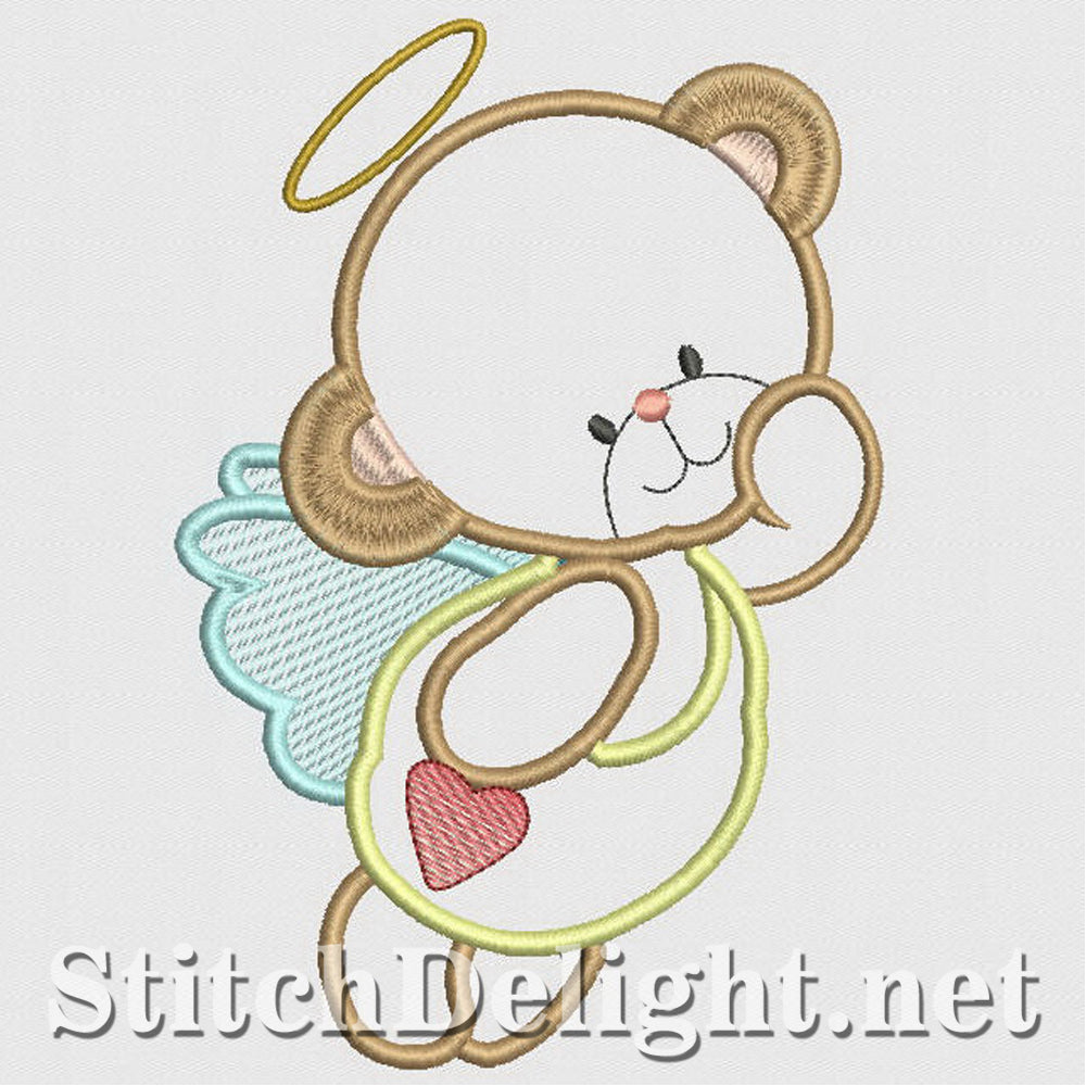 SD1211 Applique Teddy Bears