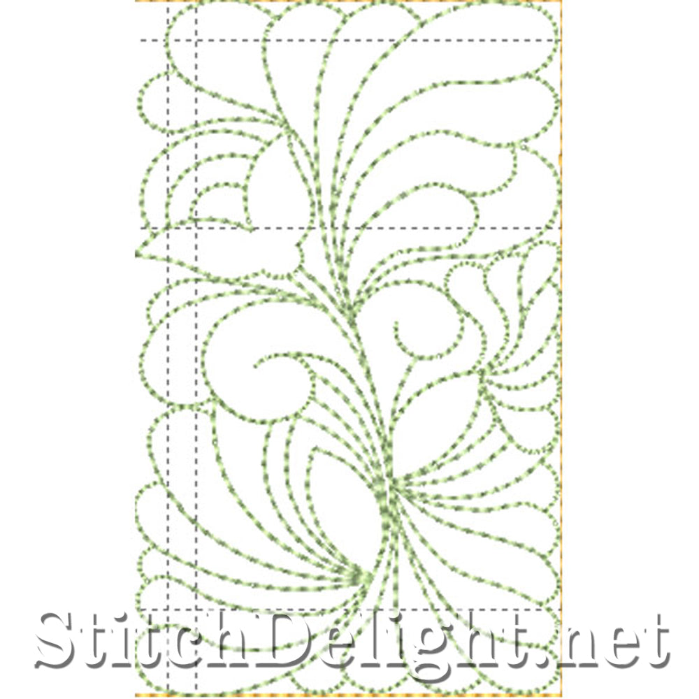 SDS0735 Sashing Feather Quilt Patronen