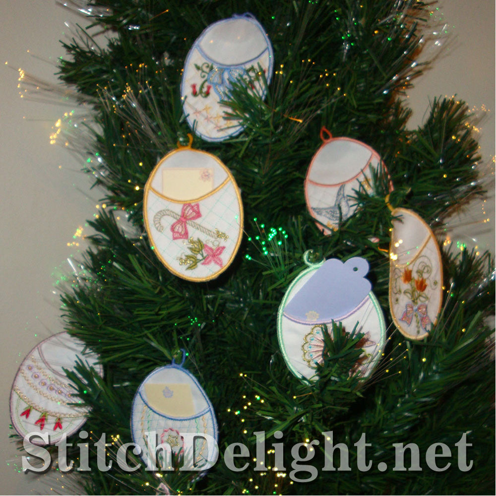 SD0904 Oval Pocket Ornaments