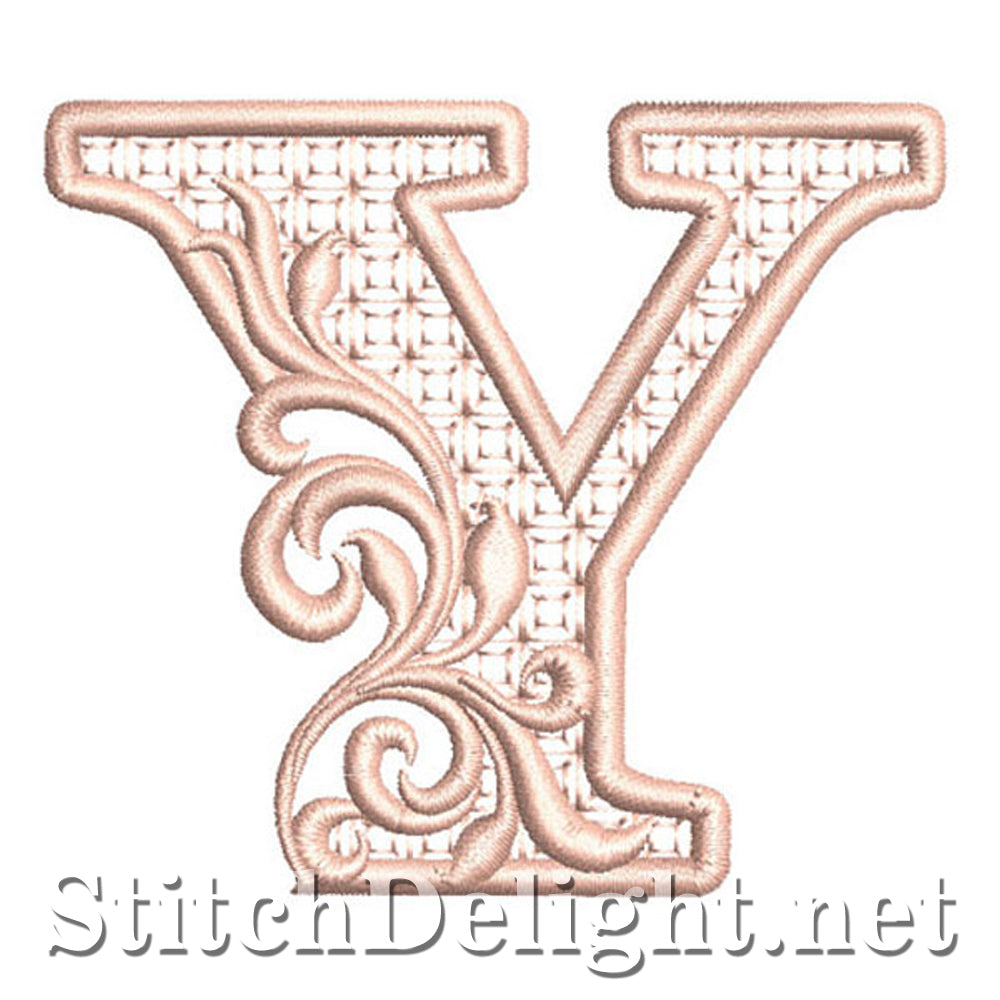 SDS1141 Fancy Block Font Y