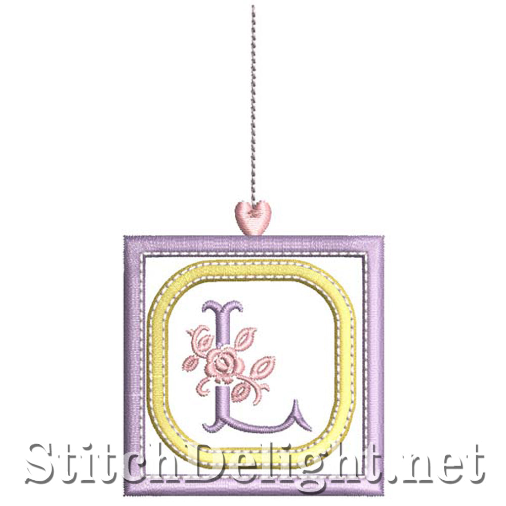 SDS1304 Applique Rosy Blocks Font L