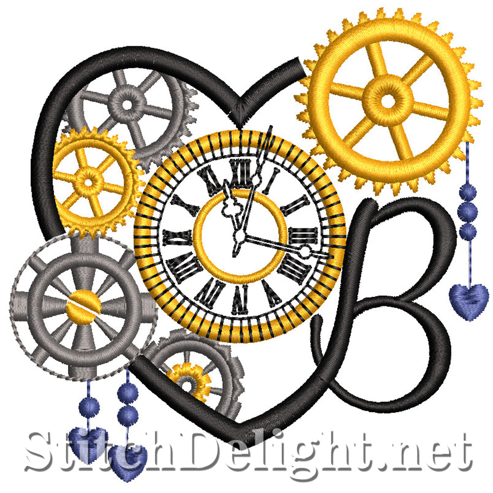 SDS1561 Steampunk Alpha Font B