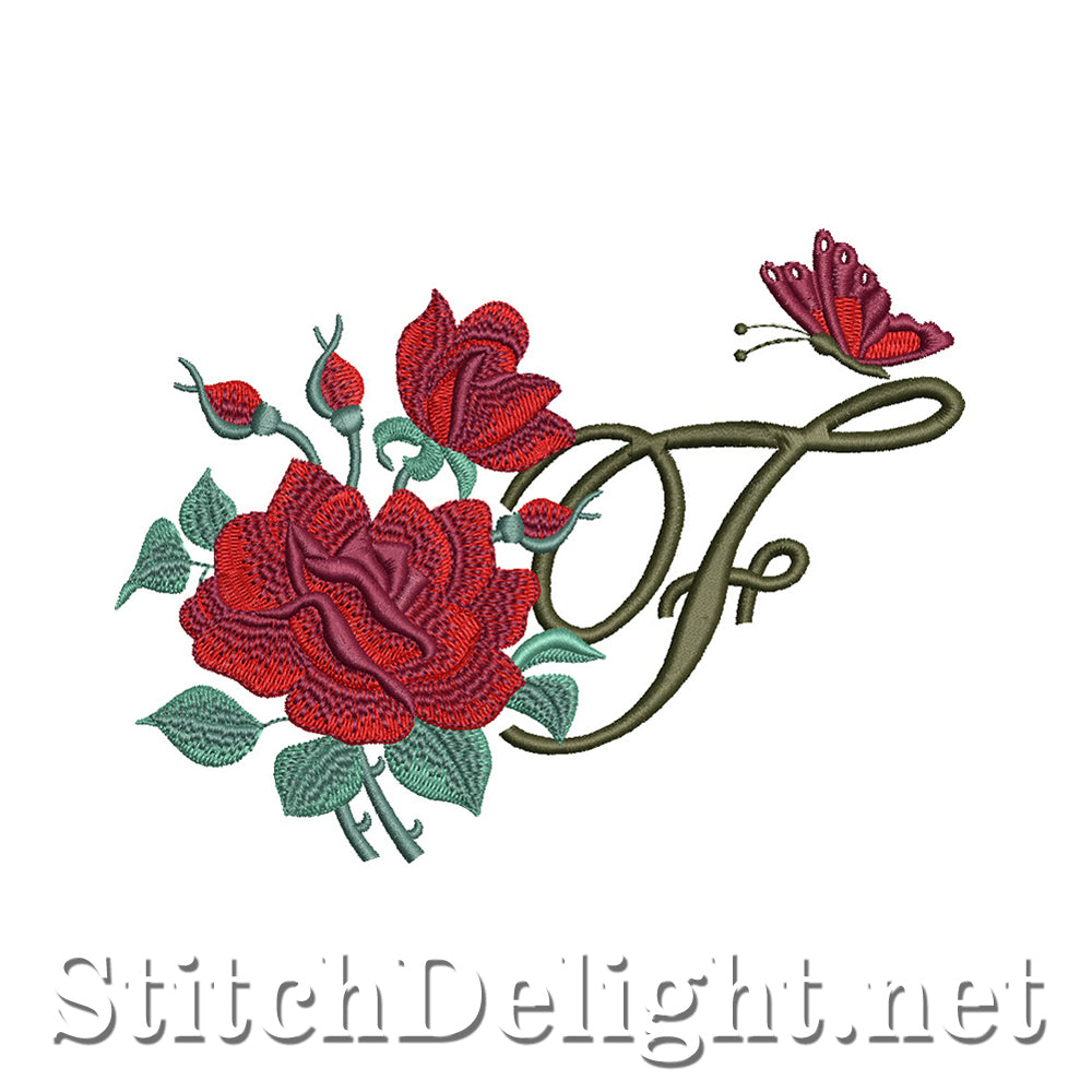 SDS1654 Beautiful Rose Font