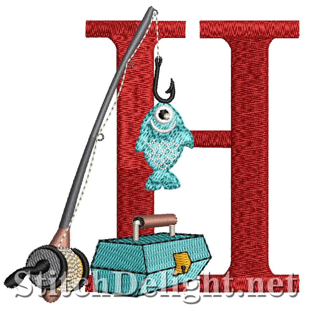 SDS1527 Lets go Fish Font H