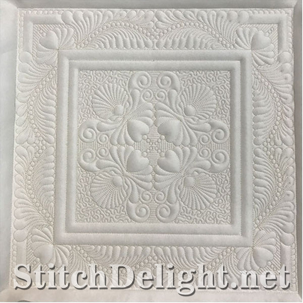 SDS1188 Sea Shell Feather Quilt Set