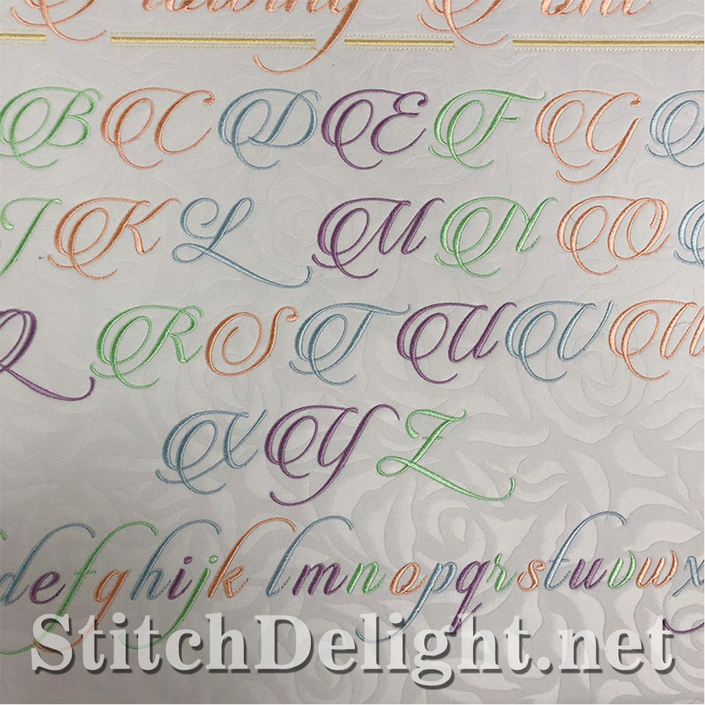 SDS1507 Flowing Font