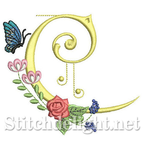 SDS0294 Deco Floral Font