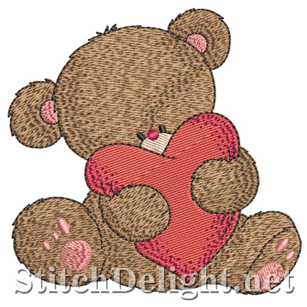 SDS0145 Coeur en peluche