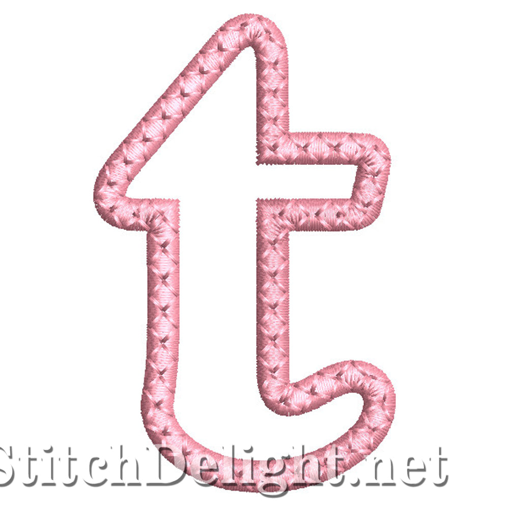 SDS1450 Applique Small Letter font T