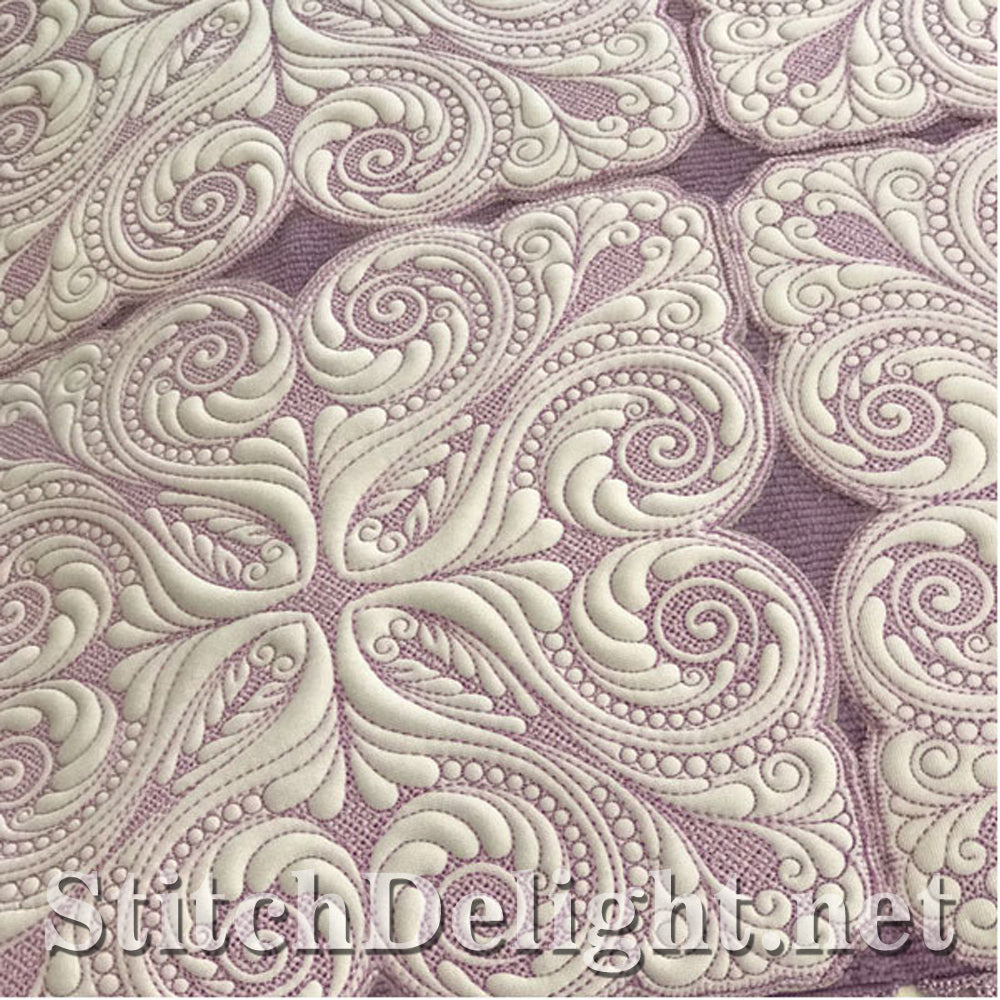 SDS1177 Feather Quilt Set 2