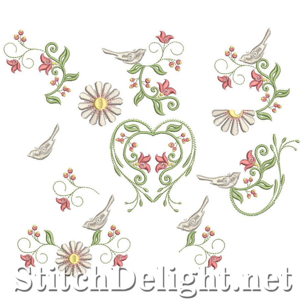 SDS1046 Dainty Flowers 68