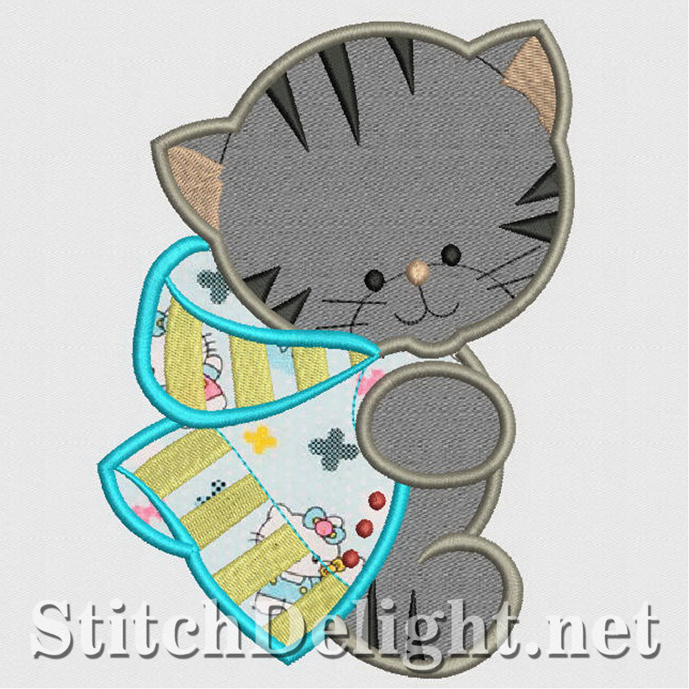SD1206 Applique Kitty
