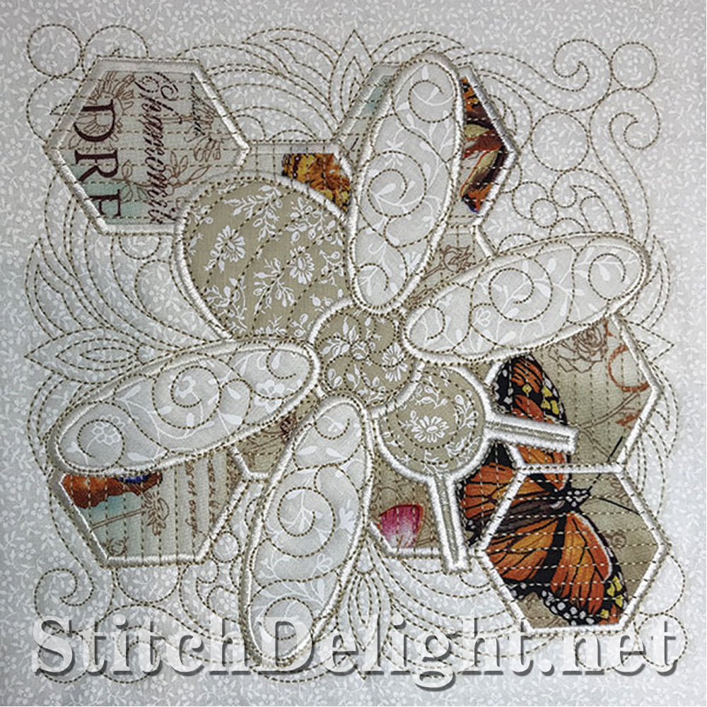 SDS1234 Patchwork Quiltblocks ITH 10