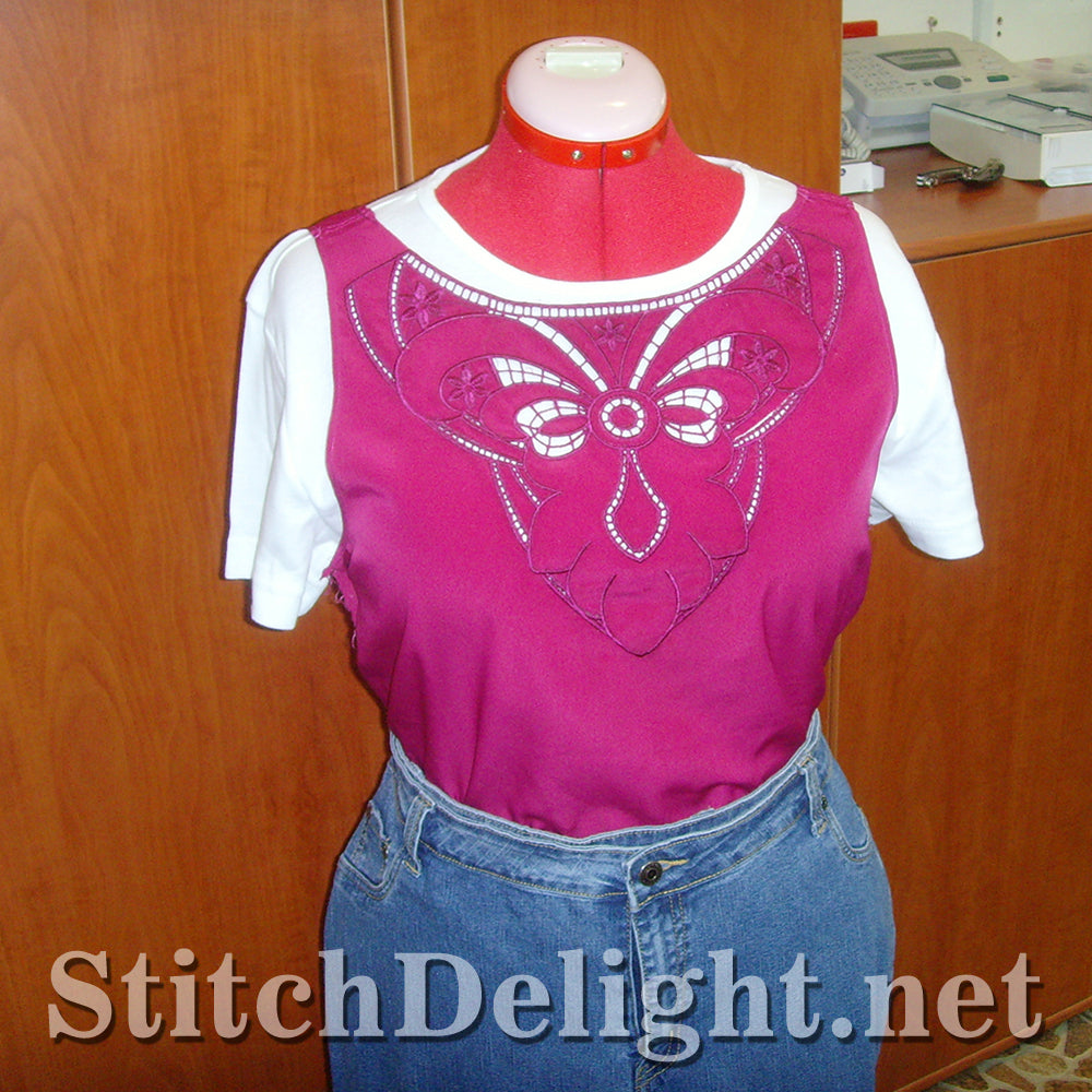 SD0505 Cutwork Neckline