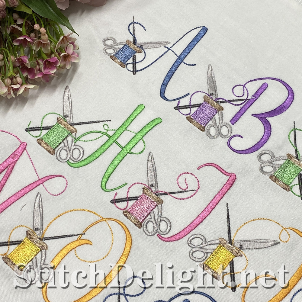 SDS1773 Stitch Delight Font