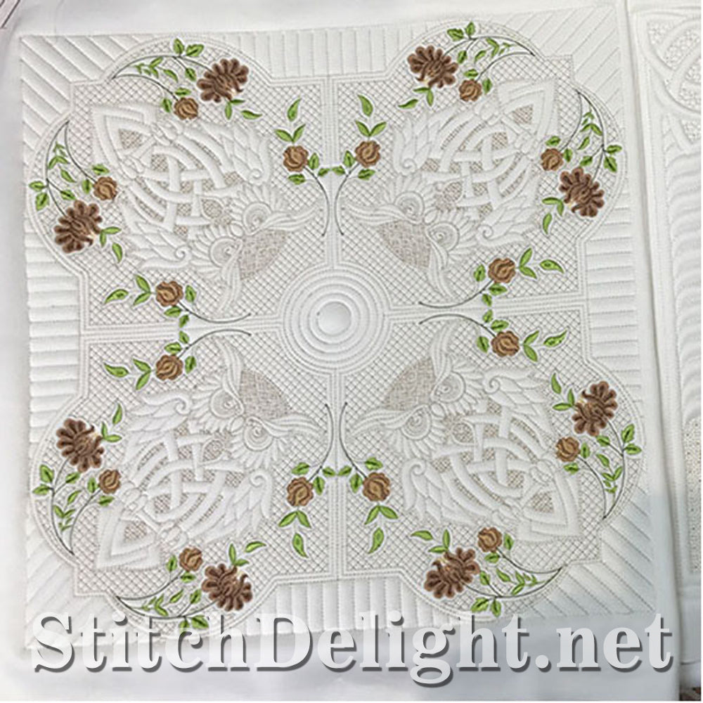 Ensemble de courtepointe hibou celtique SDS1192