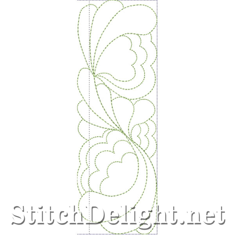 SDS0735 Sashing Feather Quilt Patronen