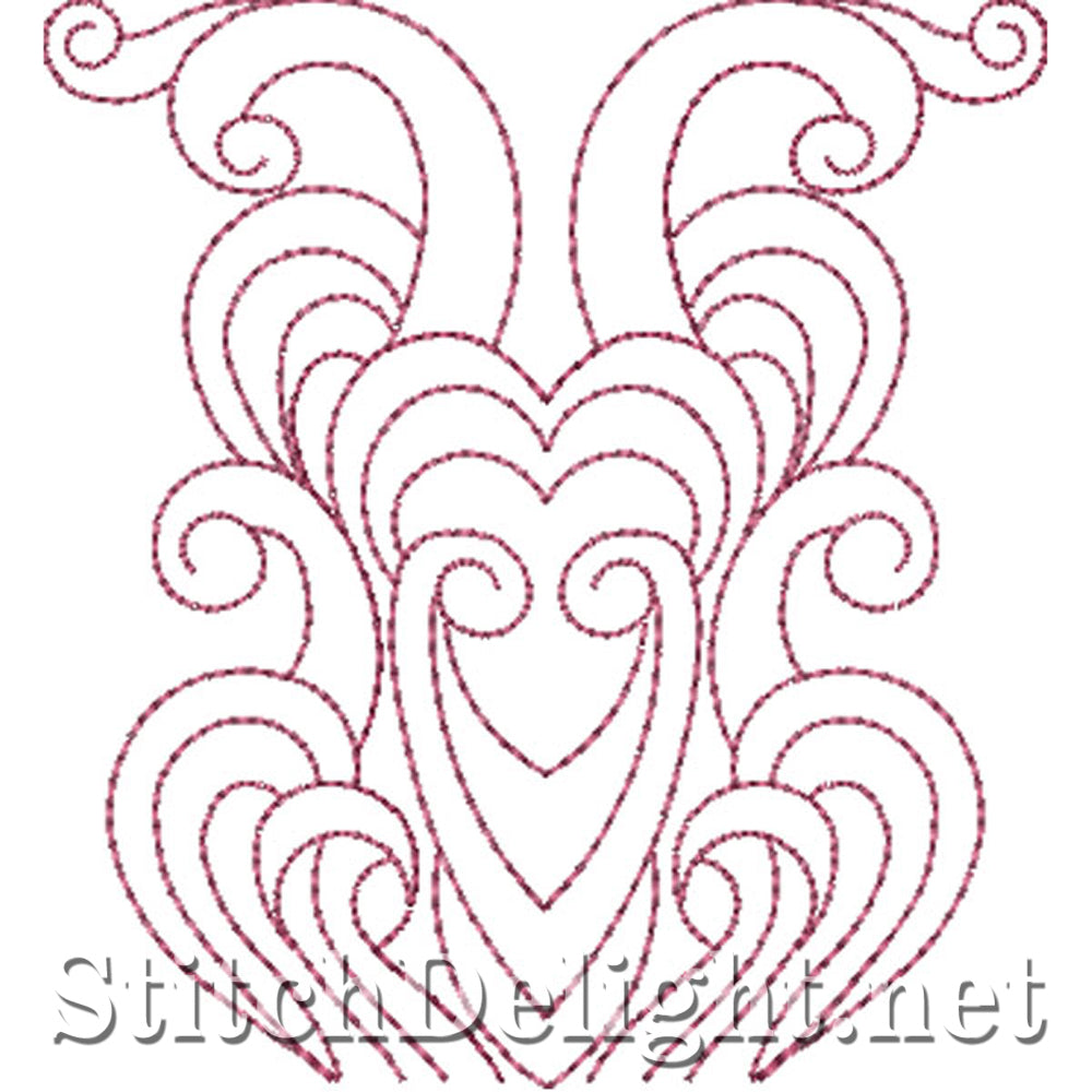 SDS0734 Feather Quilt Patterns