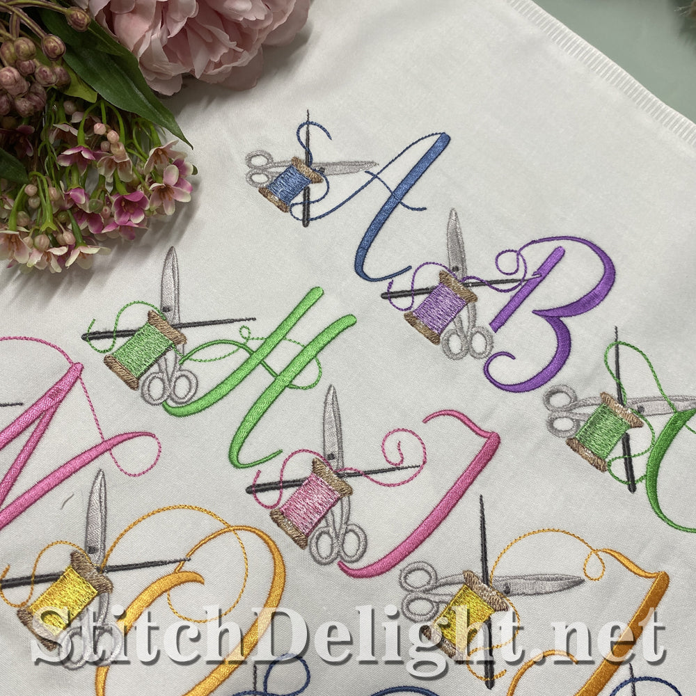 SDS1773 Stitch Delight Font