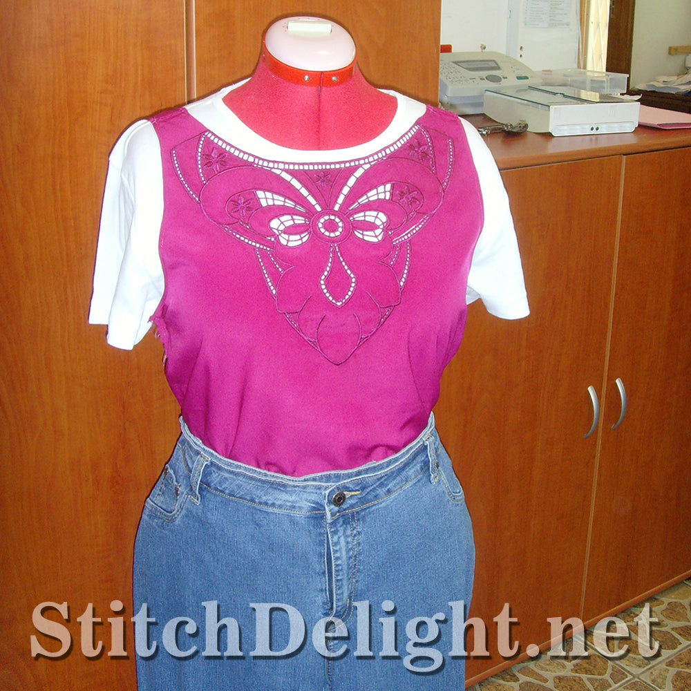 SD0505 Cutwork Neckline
