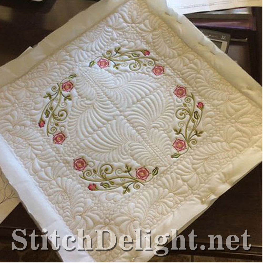 SDS0712 Ensemble de blocs de courtepointe Tudor Rose 2