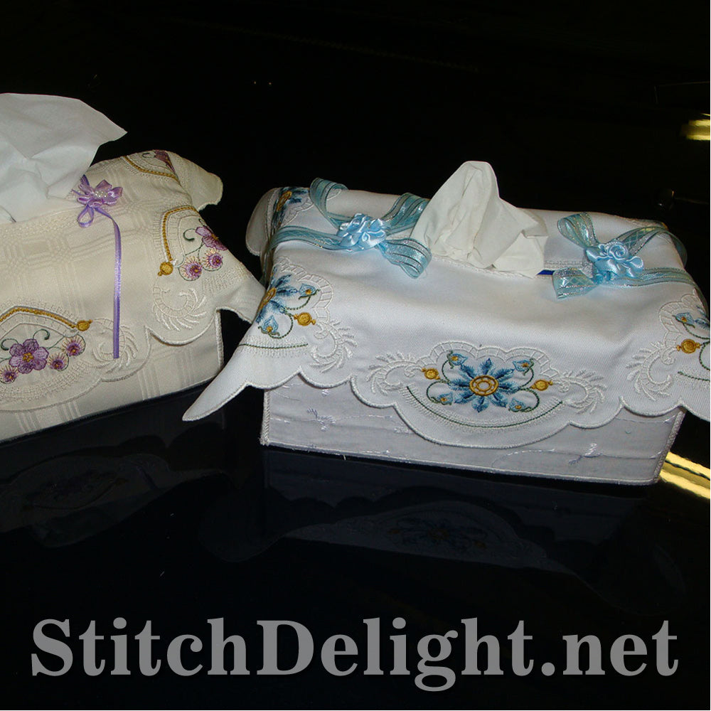 SD0726 Tissue Box Covers 2 Large Hoops