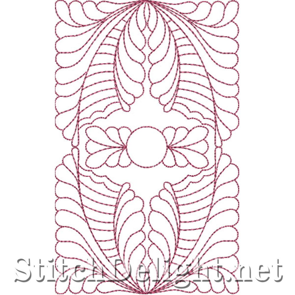 SDS0734 Feather Quilt Patterns