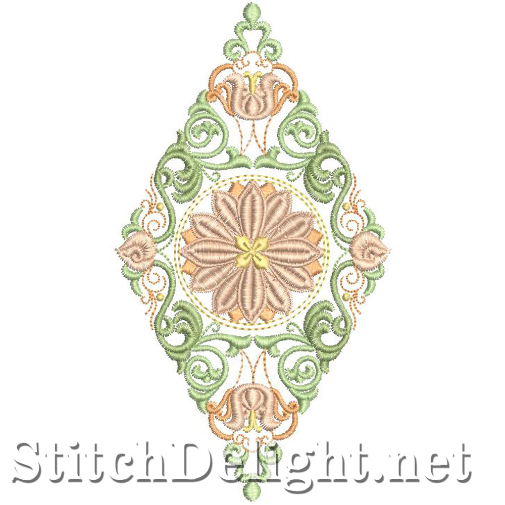 SD0890 Floral Diamond