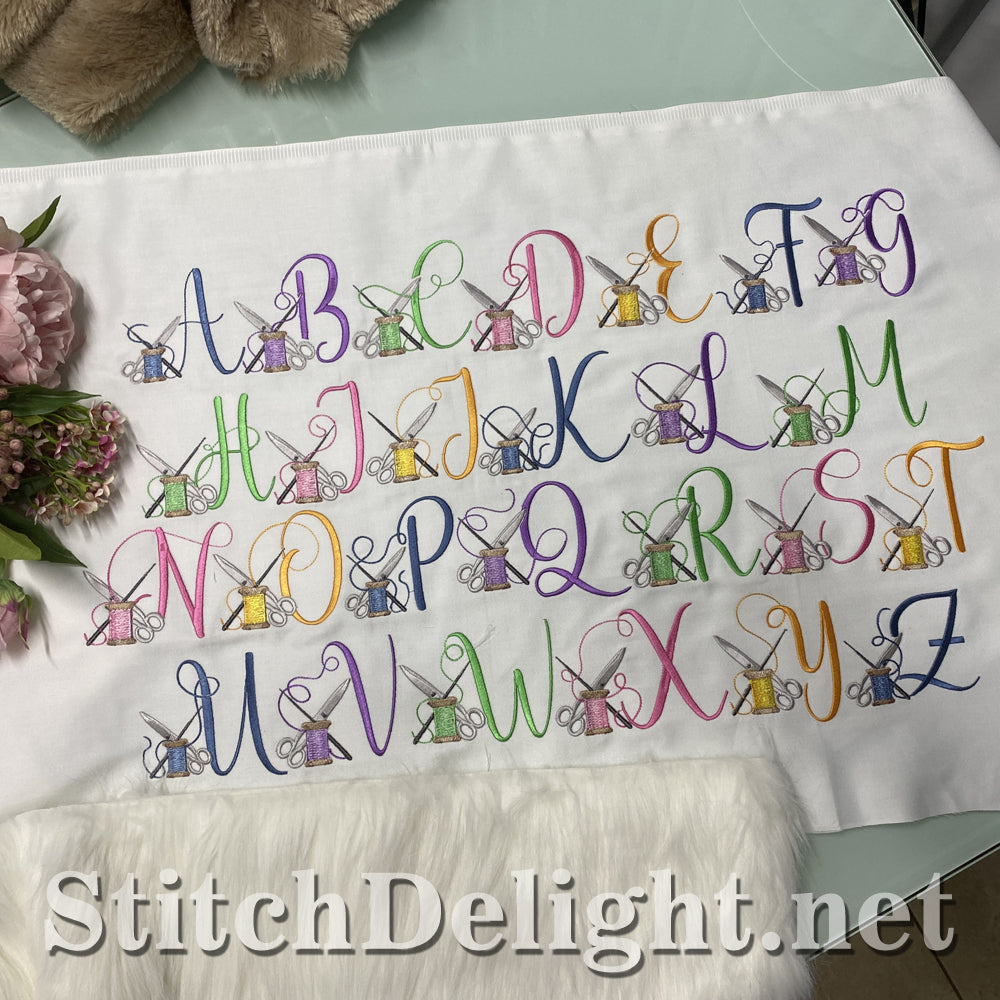 SDS1773 Stitch Delight Font