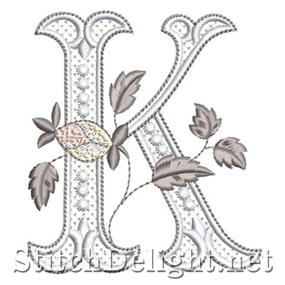 SDS1171 Elegant Silver Rose Police K
