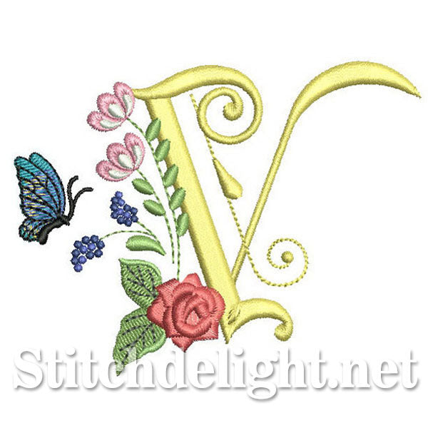 SDS0294 Deco Floral Font