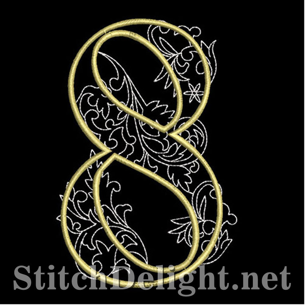 SDS1127 Quilters Lettertype 8