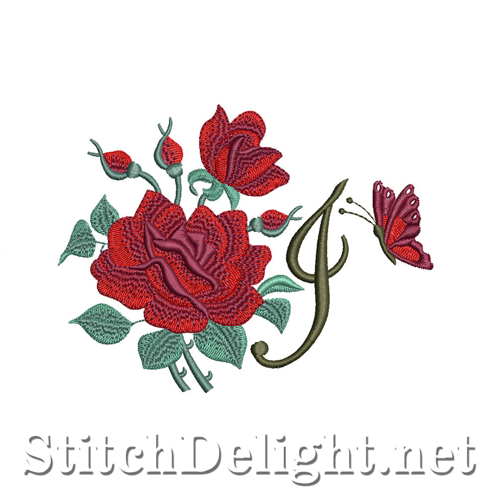 SDS1654 Beautiful Rose Font