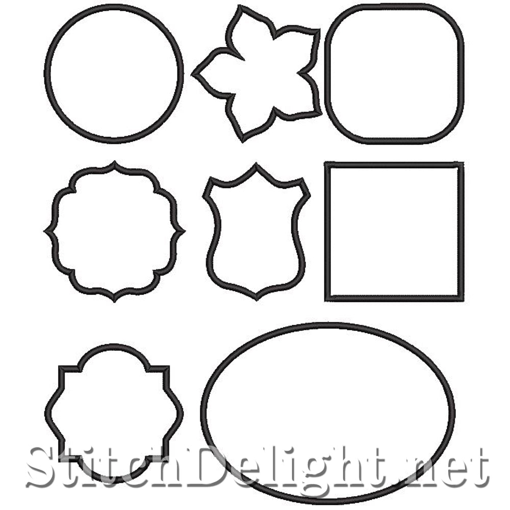 HOE0079 Applique Shapes