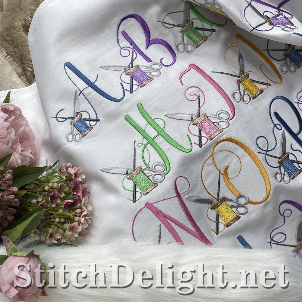 SDS1773 Stitch Delight Font