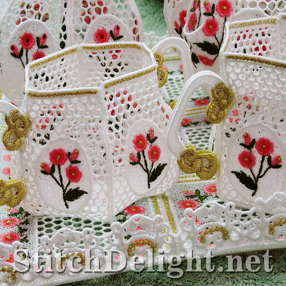 SD0495 FSL Rose Tea Set