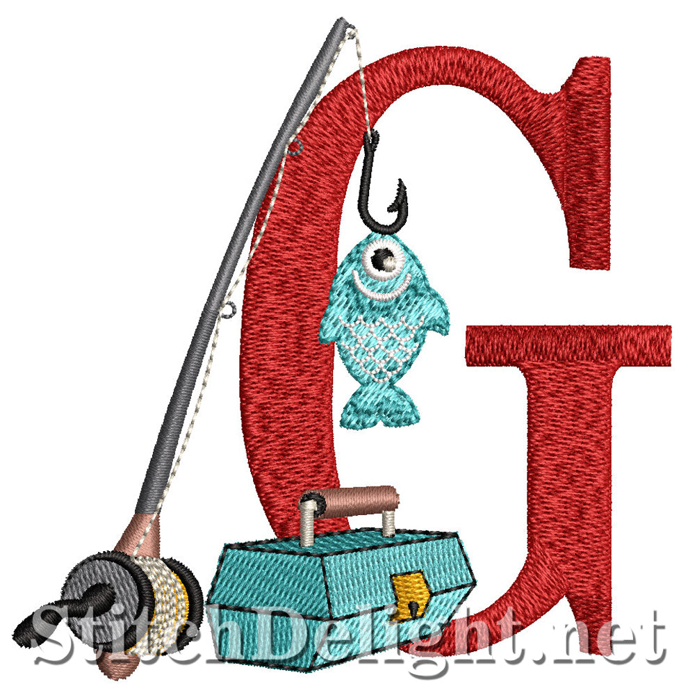 SDS1527 Lets go Fish Font G