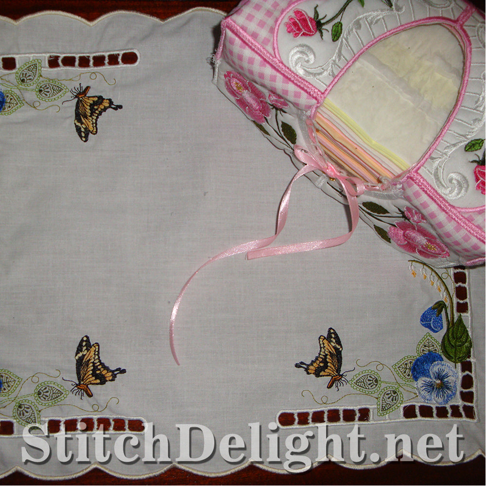 SD1137 Pansy Cutwork