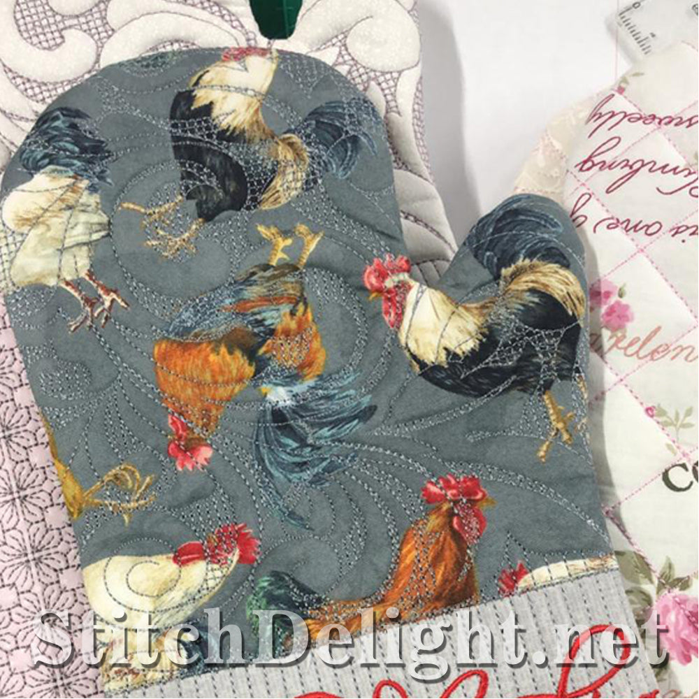 SDS1503 ITH Oven Mits