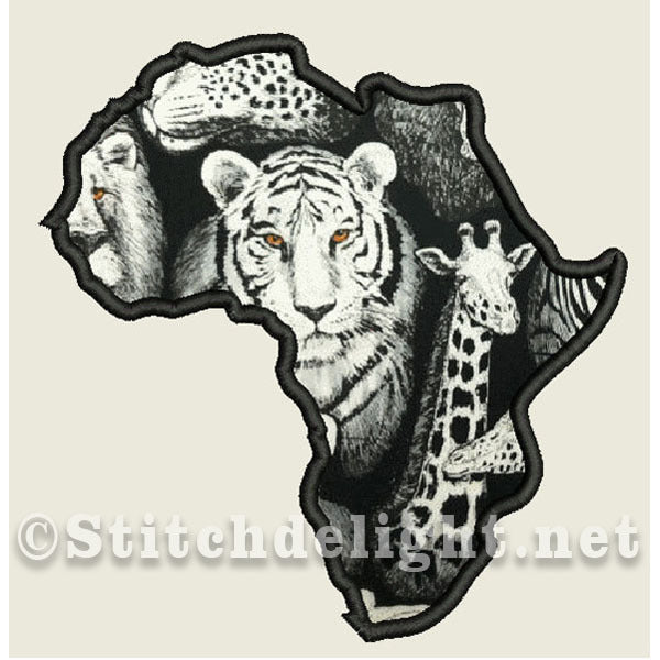 SDS0448 Applique Africa