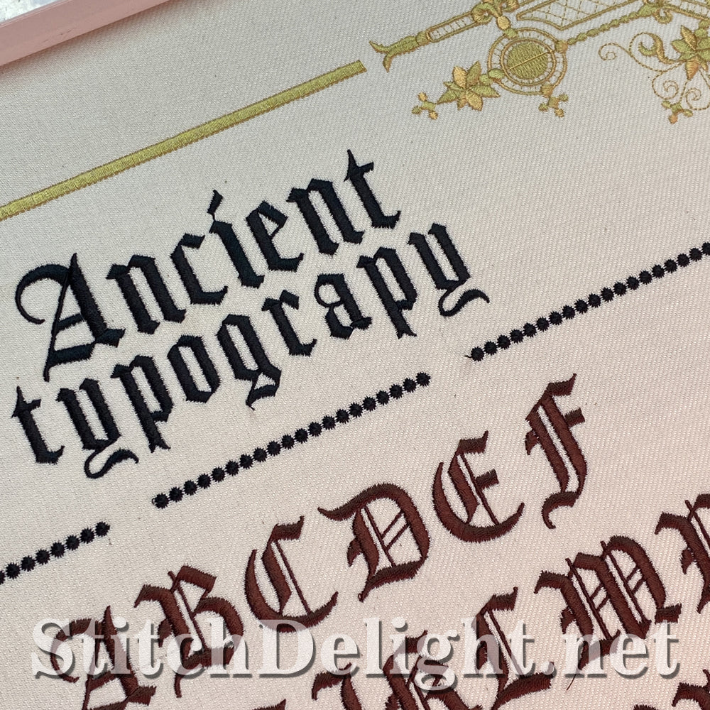 HOE0094 Typographie ancienne