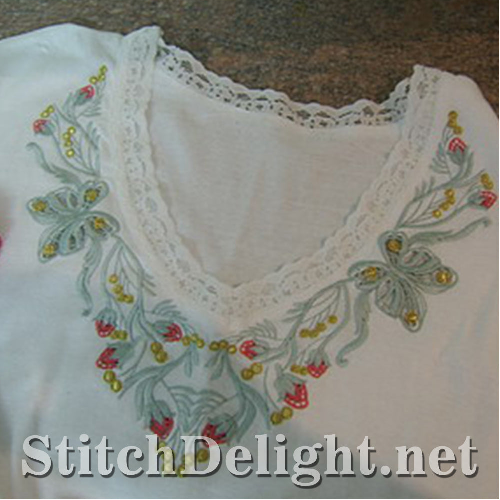 SD0501 Cutwork Neckline