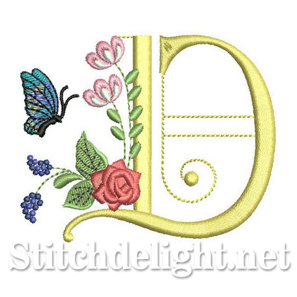 SDS0294 Deco Floral Font