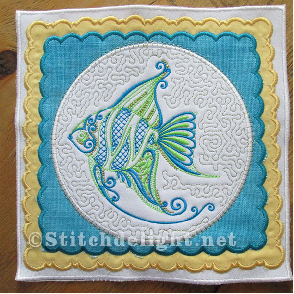 SDS0543 Fish Quiltblock