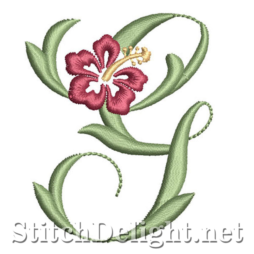 SDS1143 Hibiscus-lettertype G